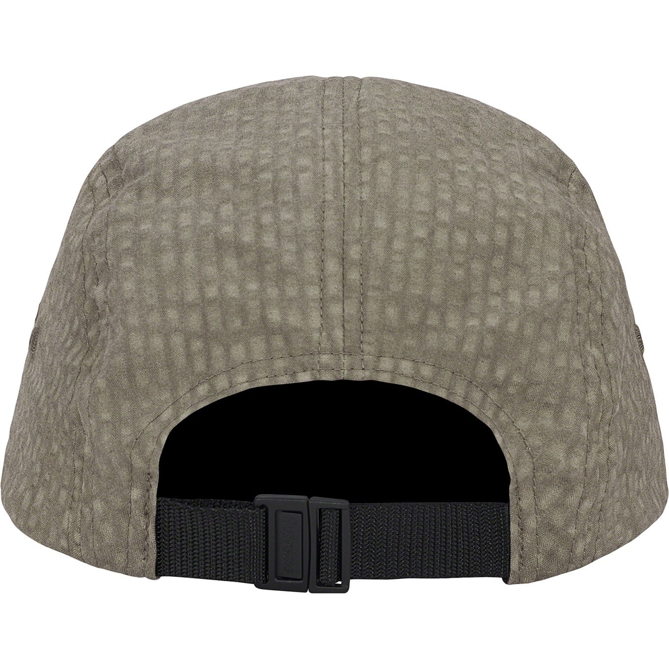 Washed Seersucker Camp Cap view 5